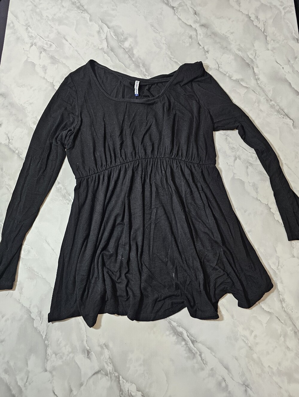 Black Maternity Top XL Long Sleeves